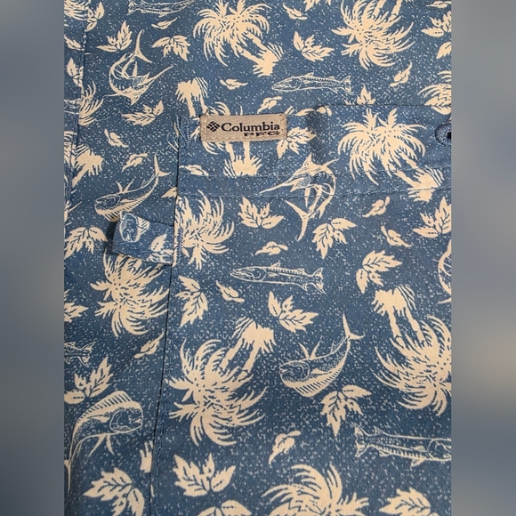 Bundle Of 2 Columbia PFG Mens Size XL Fishing Casual Short Sleeve Button Front - Picture 14 of 16